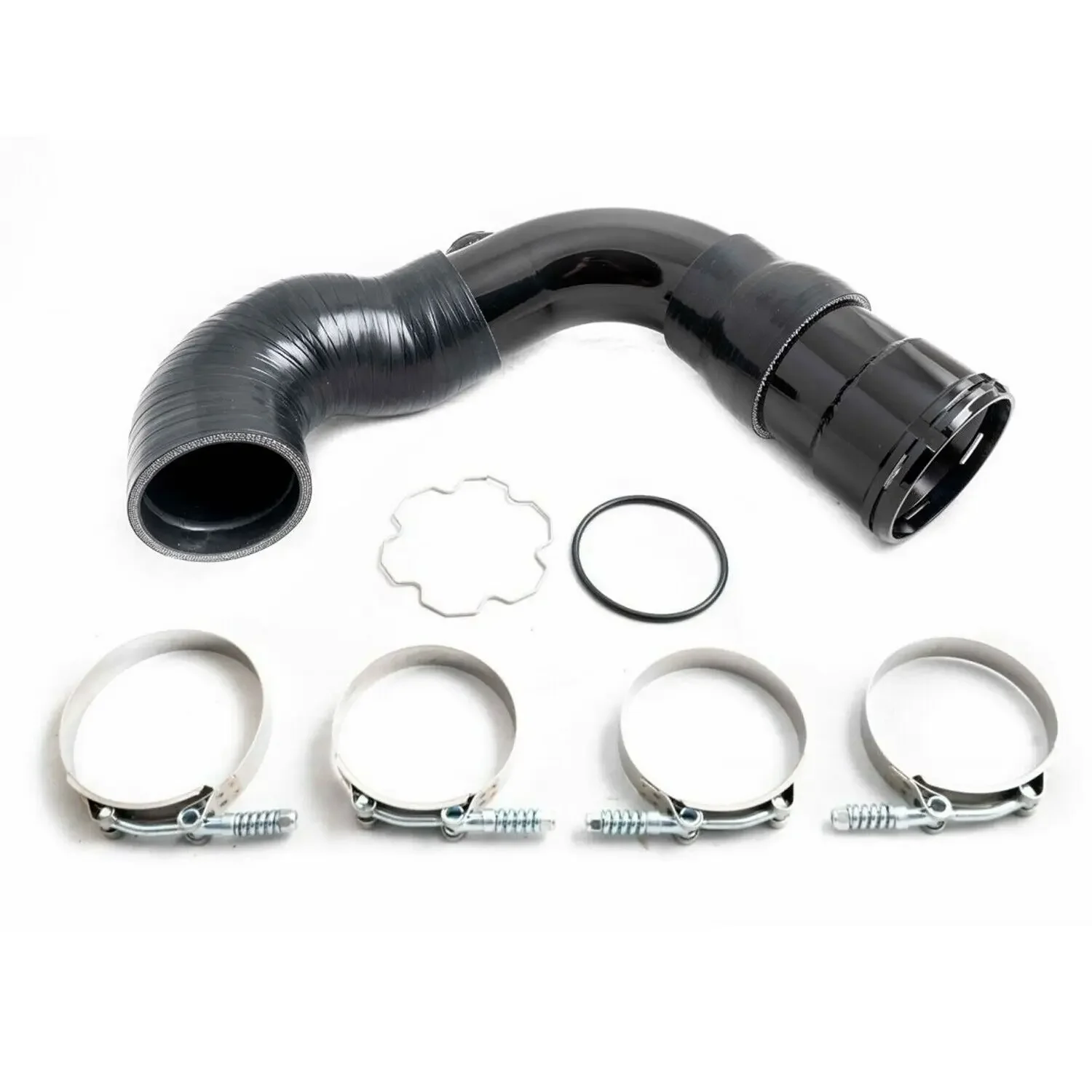 Black Silver Auto Car Parts Engine Cold Side Intercooler Pipe Upgrade for Ford 6.7L Powerstroke Diesel 11-16