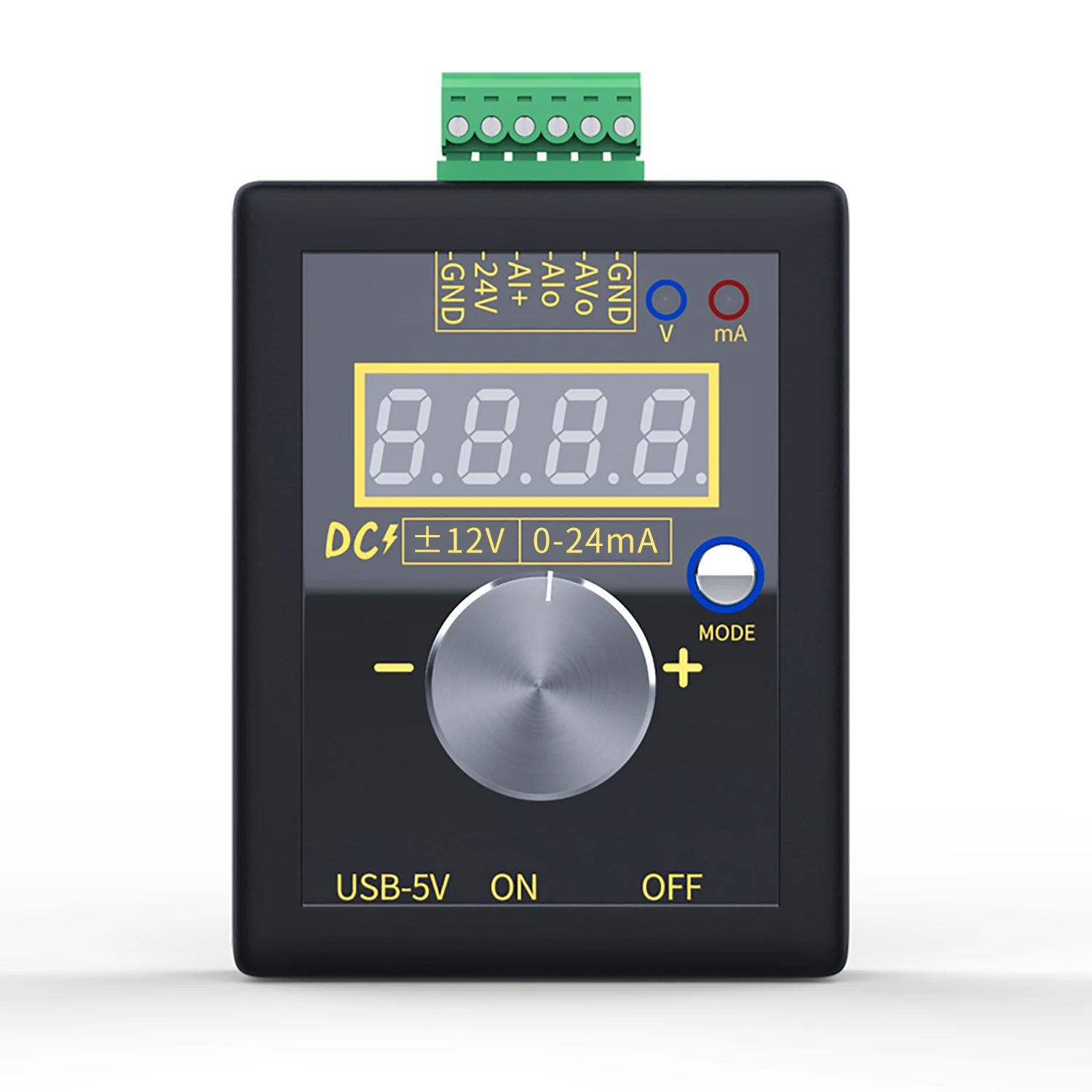 4-20mA 0-10V Digital Analog Voltage Signal Generator 0-20mA Current Transmitter Source Calibrator Electronic Measuring Tools