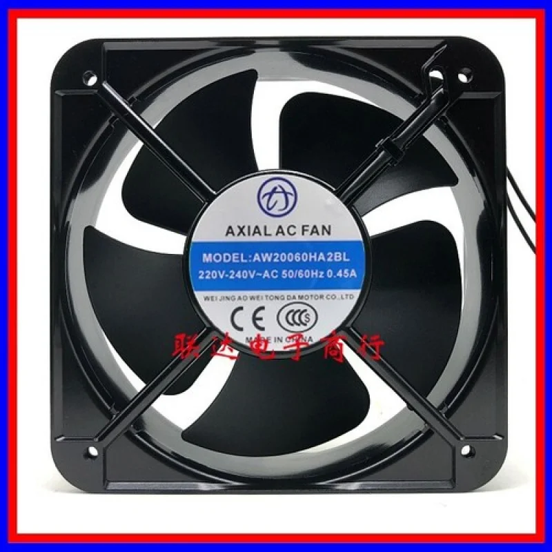 

C for AOWEI AW20060HA2BL 220-240V 0.45A 20CM 20060 cooling fan