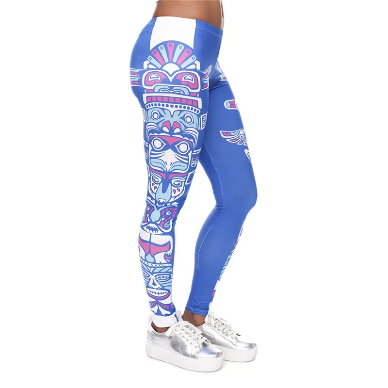 DeanFire Super Soft Stretch Digital Print Fitness Leggings Sexy Silm Legins Elastic Waist Trouser Women Pants