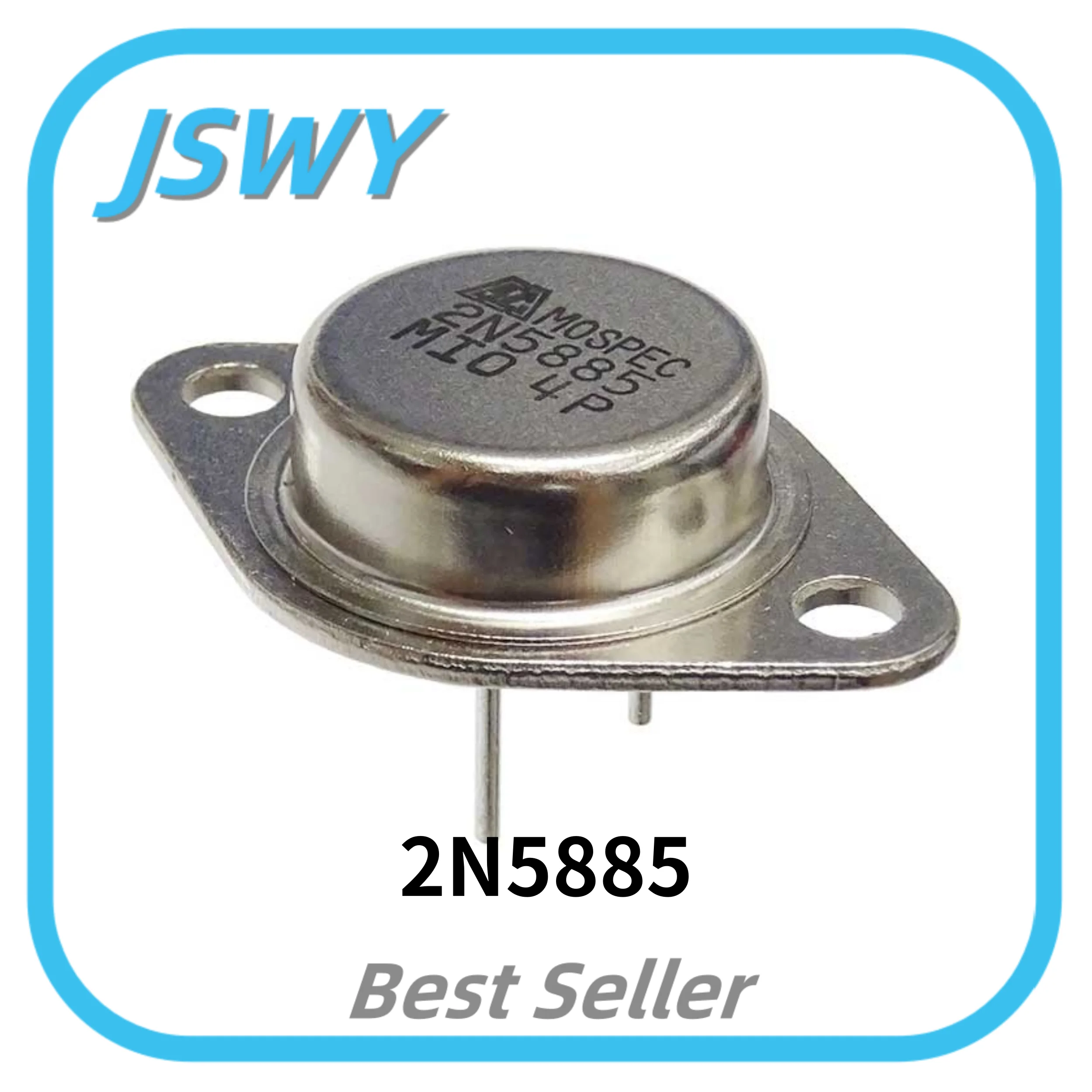 2/10pcs 2N5885 TO-3 Original Metal Case High Power Transistor New Stock Bestselling item fast shipping