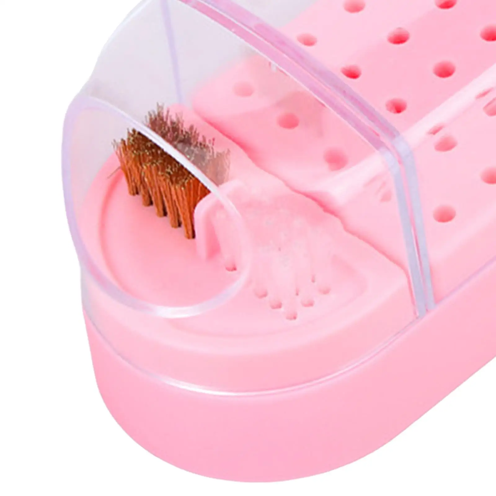 Bithouder 2-in-1 stofdichte bitorganizer opbergdoos bitreinigingsborstel