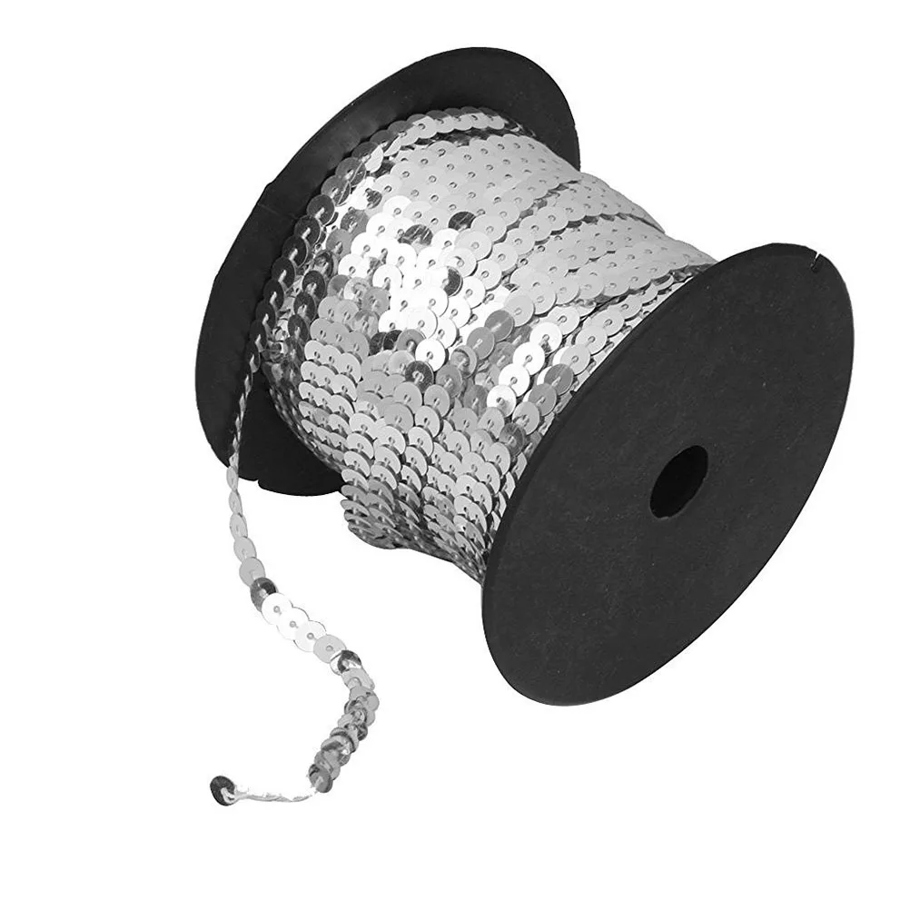 

6Mm Flat Sequins Metallic Holographic Faceted For Diy Attire Crafting Costumes Packaging Handicraft Sewing Supplies Pcs