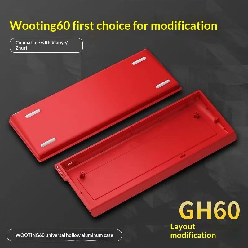 

H60 Shell Keyboard Kit for Wooting60HE + MAD60 Magnetic Axis Keyboard DiyRGB Mechanical Keyboard