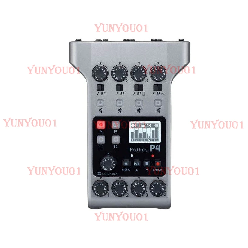 

PodTrak P4 P8 Portable Multifunctional Mixer Integrated Live Station Podcast Production System