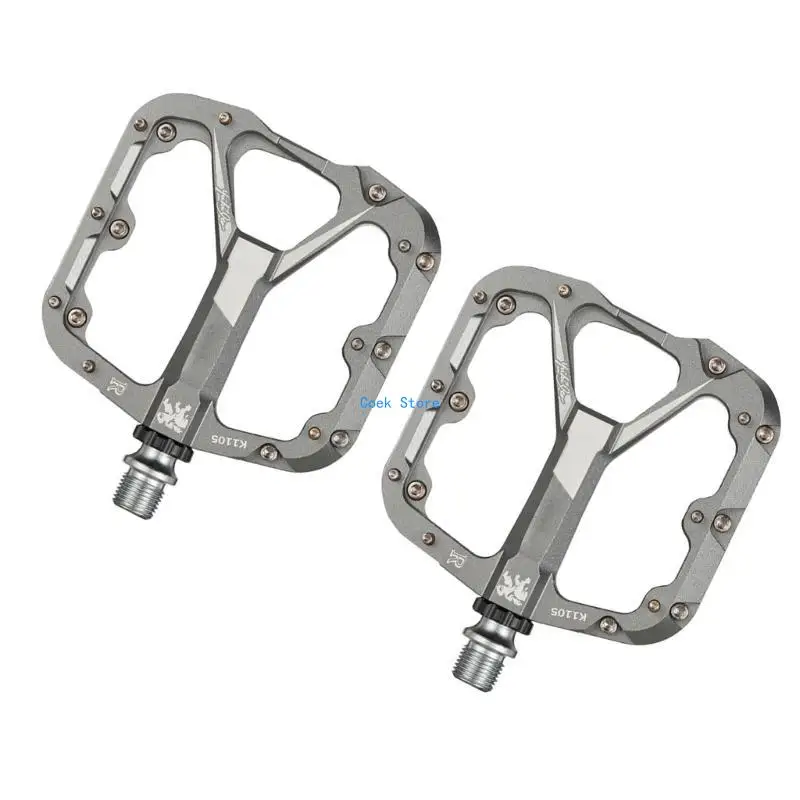 11UE سبائك الألومنيوم شقة دواسة 3 محامل الختم نونسليب الدراجات الدواسات منصة الدراجات الدواسات للدراجات الطريق الدراجات #2