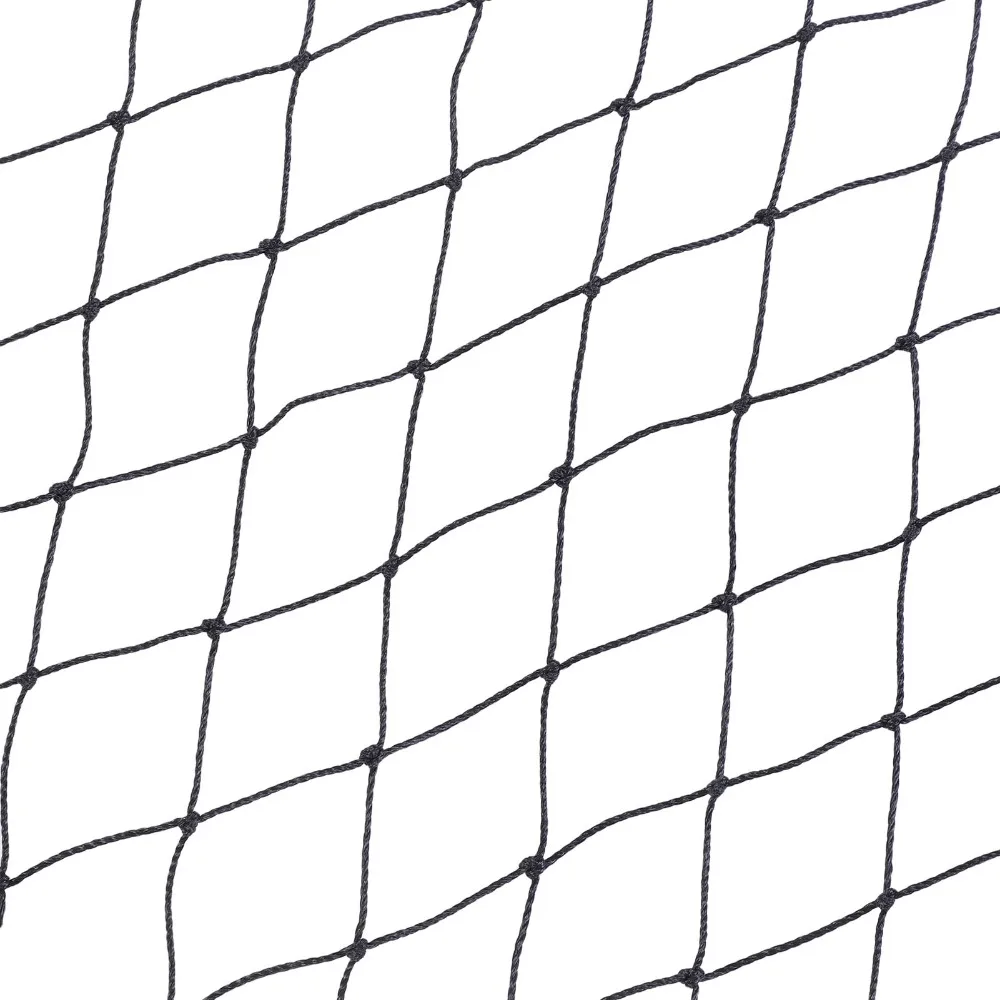 Heavy Duty PE Baseball Backstop Net Black 3x3m Sports Practice Net Baseball Backstop Barrier Baseball Field Use