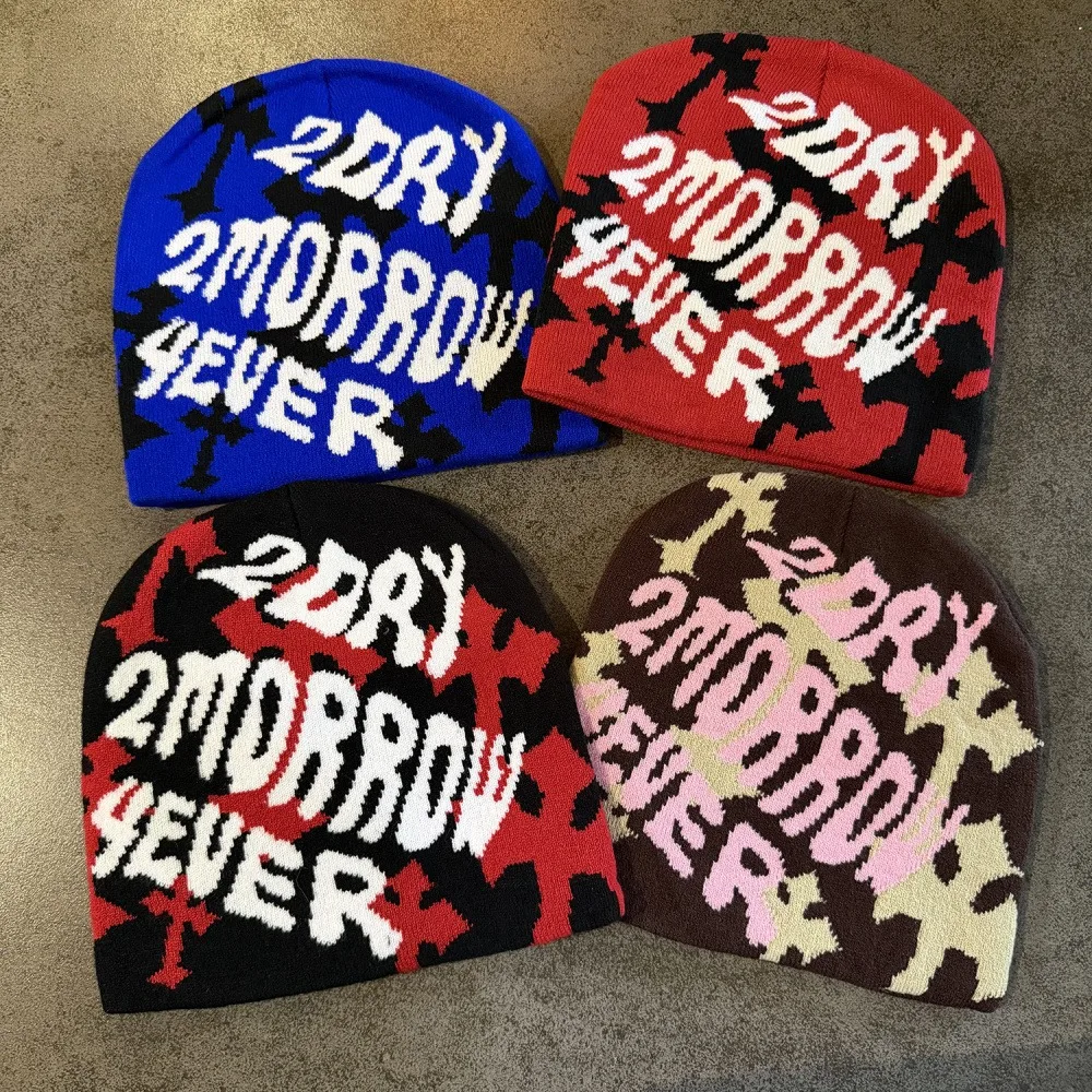 Fashion Retro High Quality Winter Beanie Daily Outdoor Casual Hat Stretchable 100%Cotton Skullcap Unisex