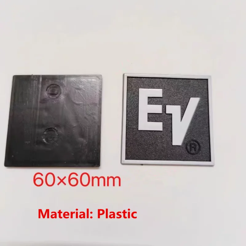 Universal EV Metal Aluminum Signage Sign OEM LOGO Nameplate For Audio Amplifier Speaker Loudspeaker Horn 50*50mm 35*35mm