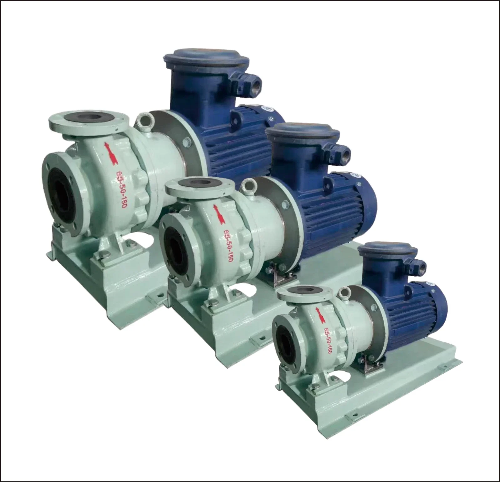 Chemical fluorine-lined magnetic centrifugal pump