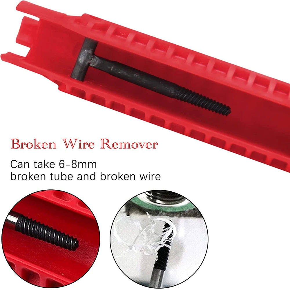 Neue 8-in-1 Multi Key Flume Magic Wrench Sink Sanitär Werkzeuge Magic Wrench Mehrzweckschlüssel Englisch Schlüssel Sanitär Schlüssel Werkzeug – Detail 8