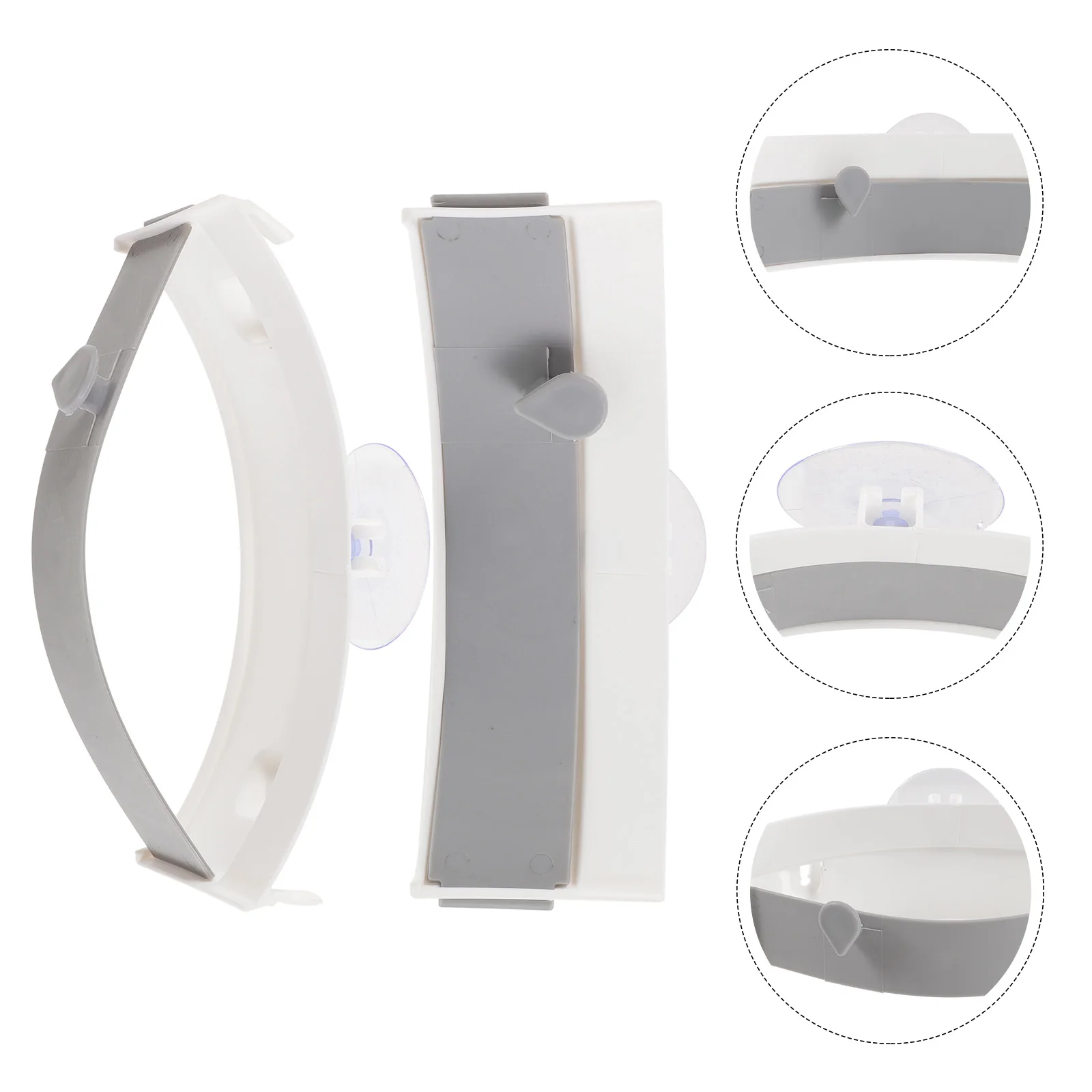 

2pcs Garbage for Kitchen Sink with 3 Kitchen Garbage Bag Holder Suction Cups Adjustable Middle Cup Trash Holder Stand