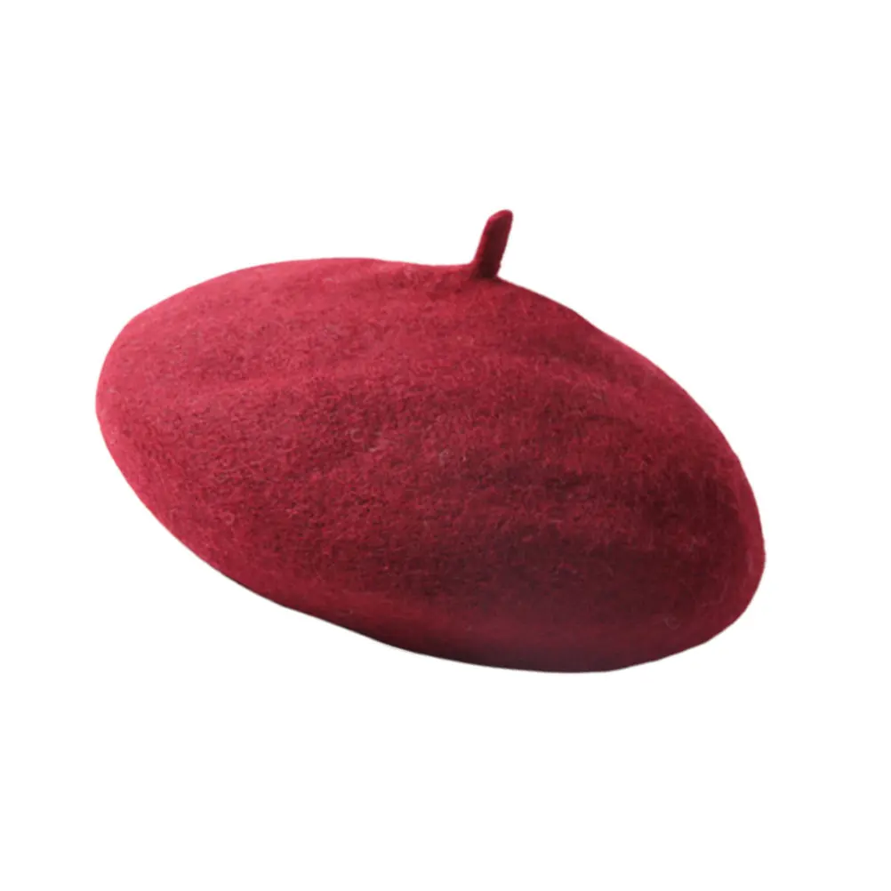 

Children Wool Beret Baby Hat for Girl Toddler Autumn Kids Fashionable Lightweight Portable Washable Breathing Cute Colors