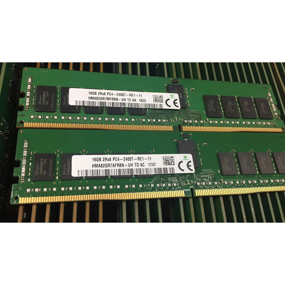

1 Pcs For SK Hynix RAM 16G 16GB 2RX8 PC4-2133P DDR4 2133 ECC REG Server Memory
