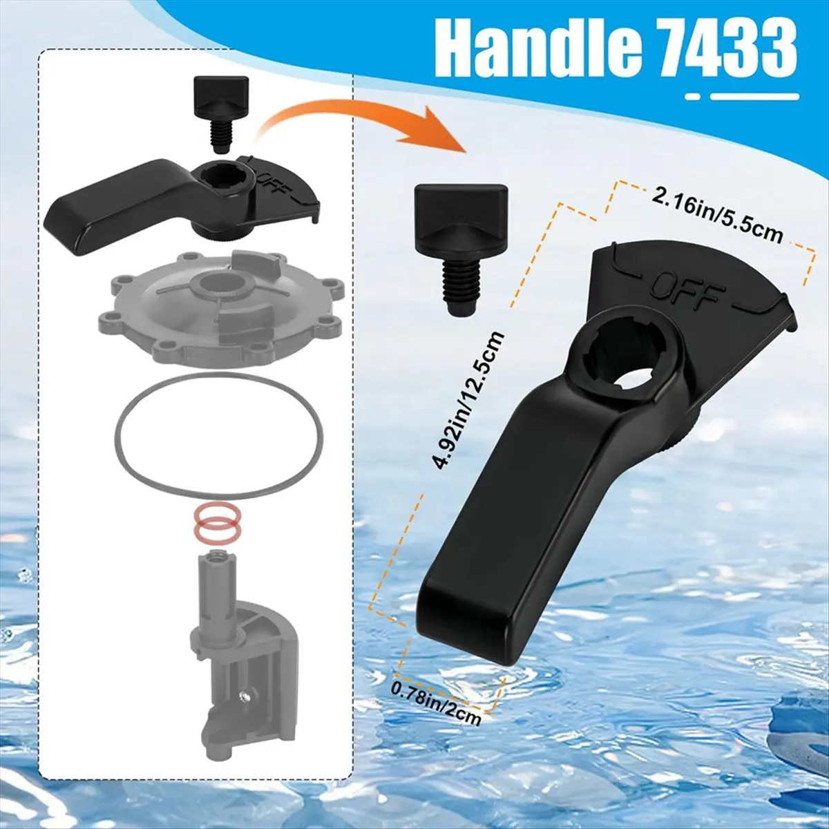 

(ABHW) Комплект для ремонта 2-портовых/3-портовых клапанов для бассейнов Jandy 2 или 3-портовых моделей 4715, 4716, 4717