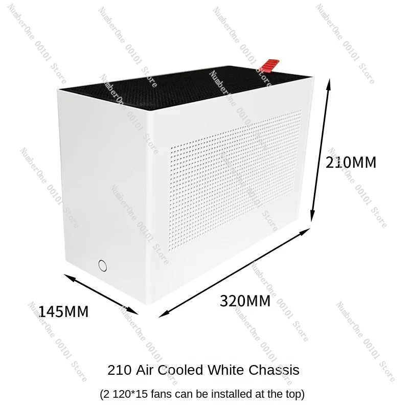 

Ghost S1 all aluminum chassis, mini air-cooled 240 water-cooled ITX chassis SFX power customization