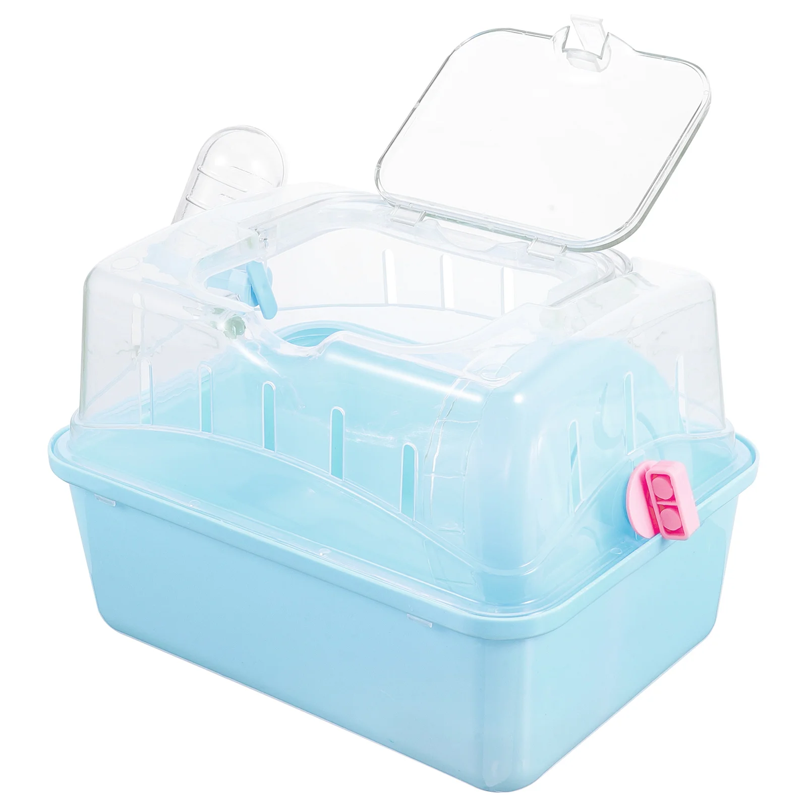 Sunroof Cage Cute Hamster for Take Out Hampster Trips Animal Small Plastic Carriers