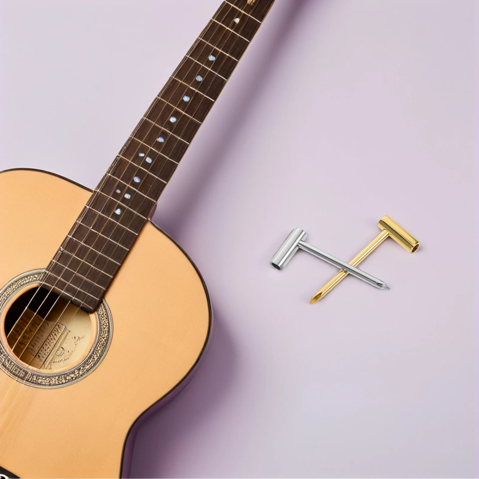 

2 Pcs Guitar Accessories Spanner Wrench Repair Tool Neck Bass Adjustment Electric