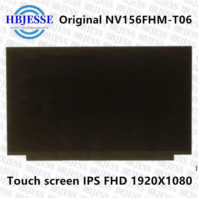 

Original IPS NV156FHM-T06 NV156FHM T06 15.6'' Laptop LCD Touch Screen Display Panel 1920*1080 EDP 40 PIN