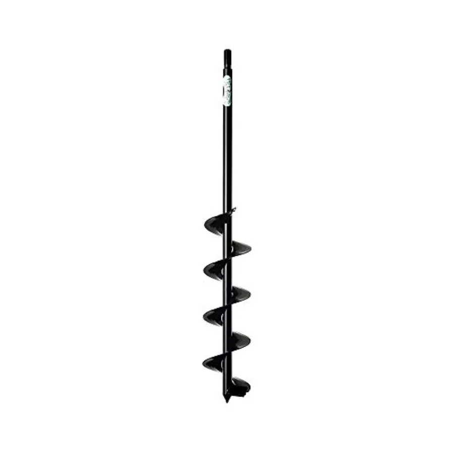 

Удлиненный садовый шнековый бур 3" x 24" с шестигранным приводом 1/2" и противоскользящим покрытием для посадки луковиц и горшечных растений