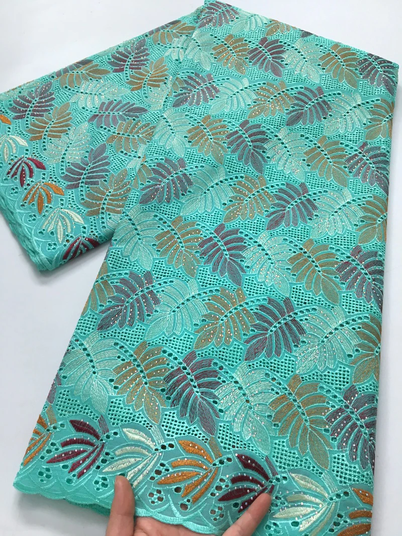 

Швейцарская вуаль, кружевная африканская кружевная ткань с вышивкой, новинка 2025 года, новейшее нигерийское хлопковое кружево для женщин, свадебное платье, 2,5 ярда 4275