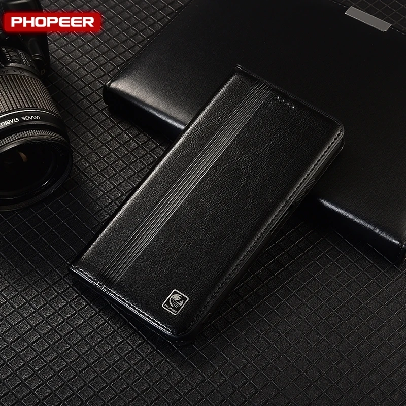 Funda de cuero genuino para ASUS ROGPhone 5s 6 7 8 9 Pro Ultimate Flip Magnet Slot Wallet Cover para Asus ZenFone 9 10 11 12 Ultra.