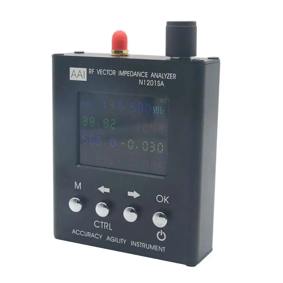 137.5MHz - 2.7GHz English VersioncUV RF Vector Impedance ANT SWR Meter Tester Antenna Analyzer