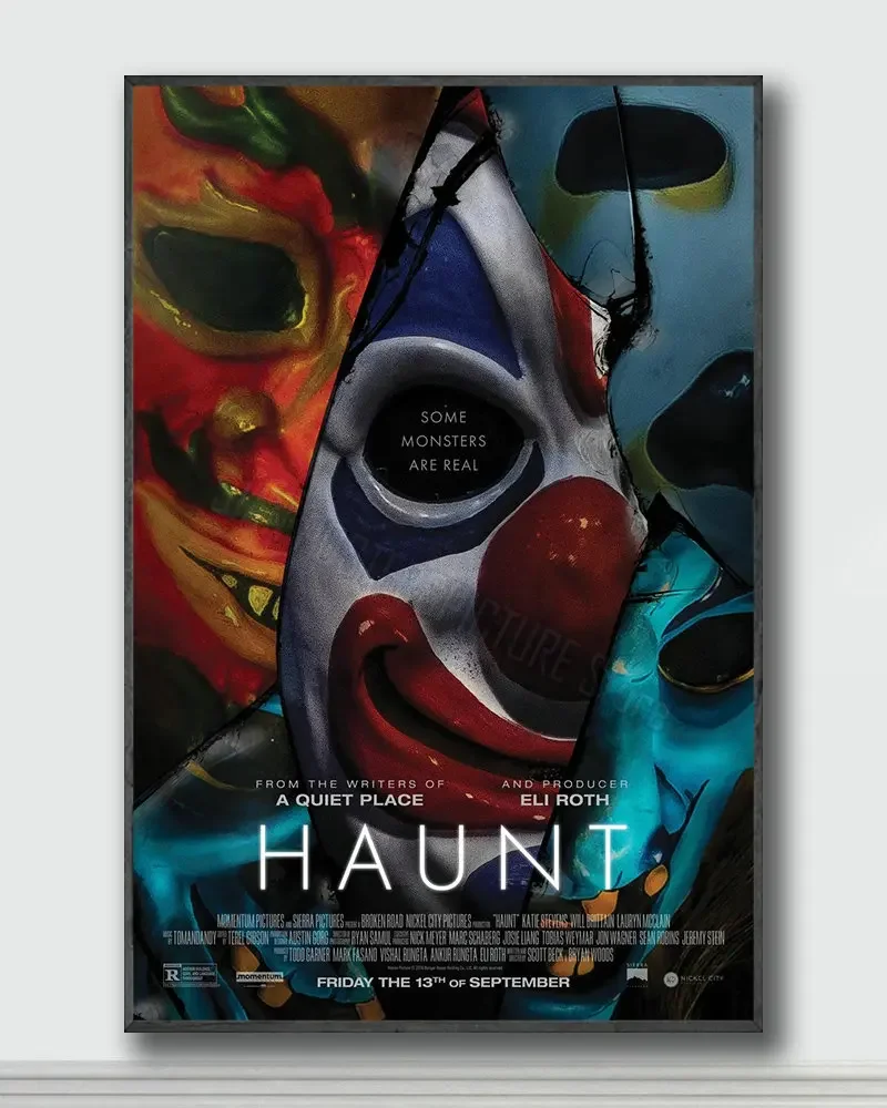 NJ261 Haunt Movie 1 Silk Posters and Prints wall art Art Poster Home Decor