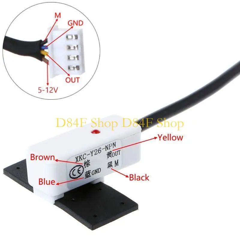 D84F Upgraded Non-Contact Liquid Level Water Level Switch XKC-Y26-NPN IP67 Waterproof DC5-12V Liquid Durable