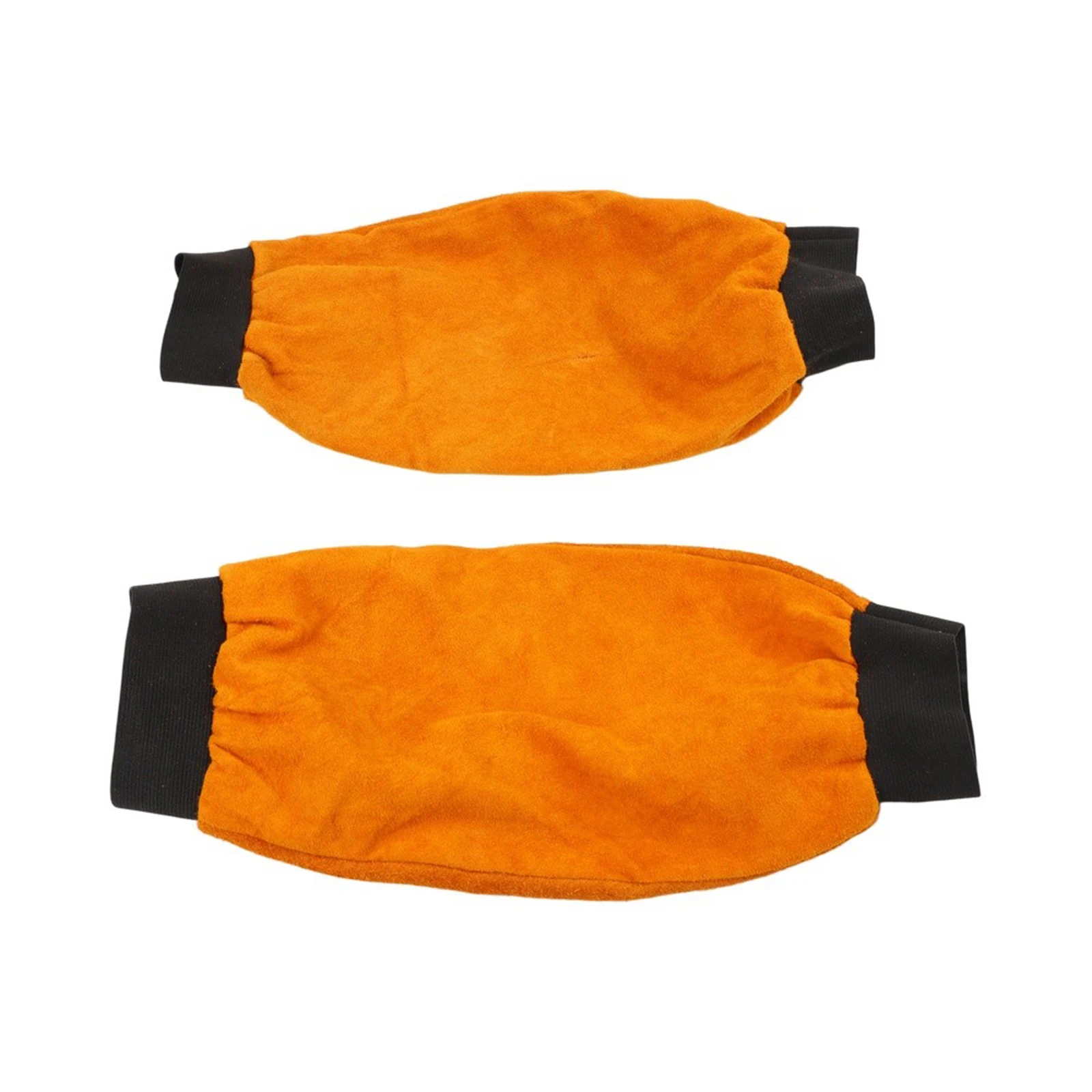 Leather welding arm guards for industrial welding tasks offering comfort breathability and reliable heat resistance