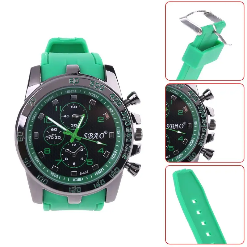 Stainless Steel Luxury Sport Analog Men Fashion Military Army Wrist Watch