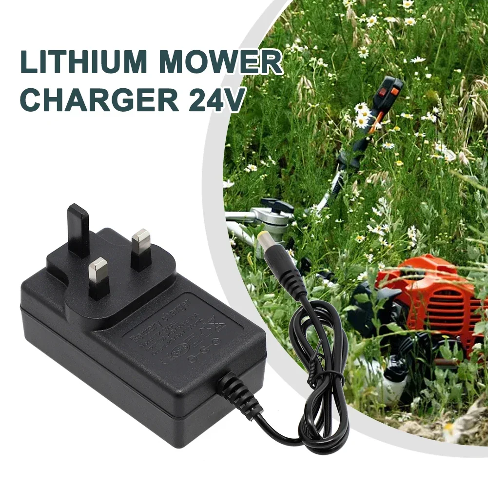 

Electric Lawn Mower Charger 24V Cordless EU/US/UK/AU For Lawn Mowers For Wireless Lawn Mower Grass Trimmer Durable