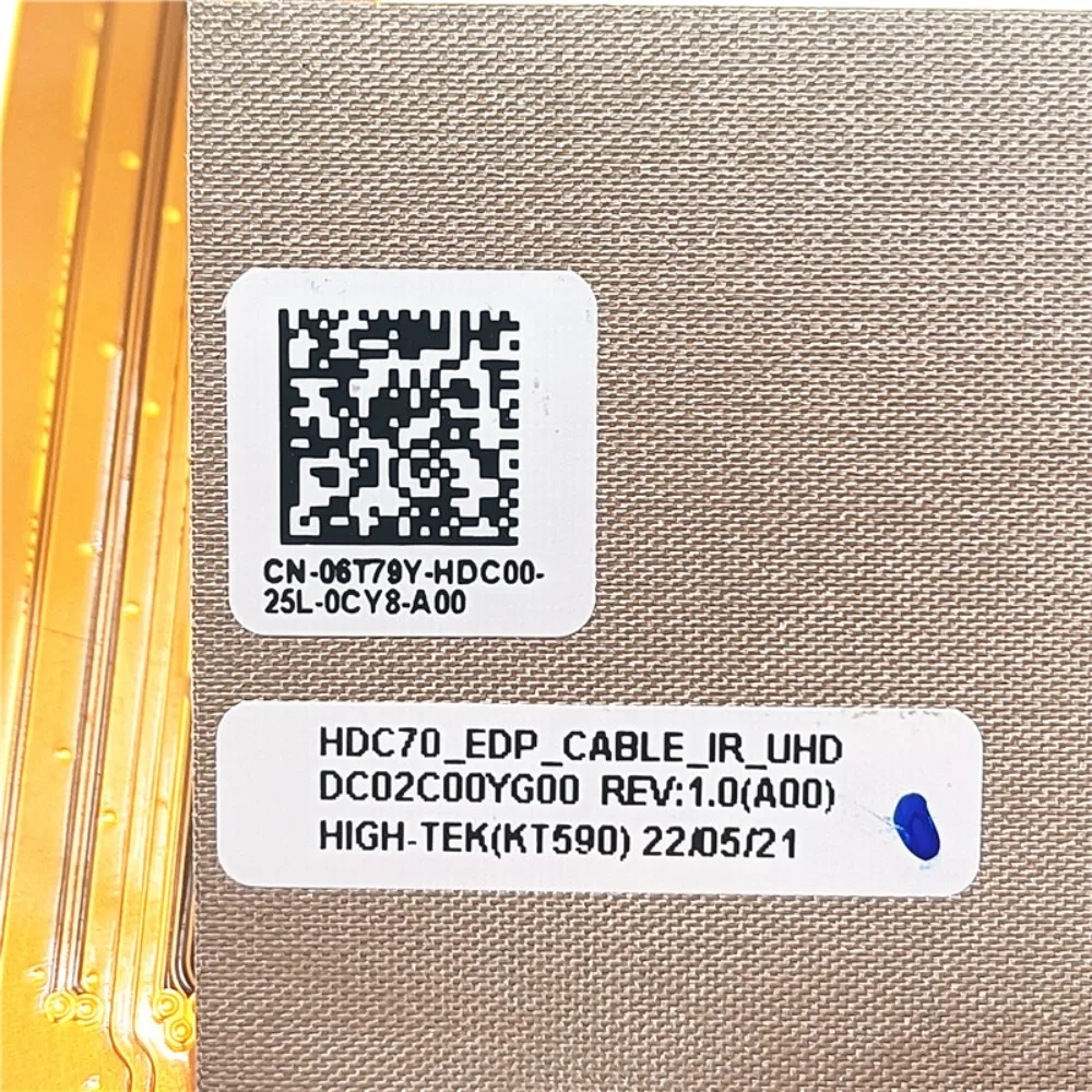 For Dell Precision 7770 7780 M7770 M7780 Screen Line IR Infrared UHD 4K HDC70 Screen Cable 6T79Y 06T79Y DC02C00YG00