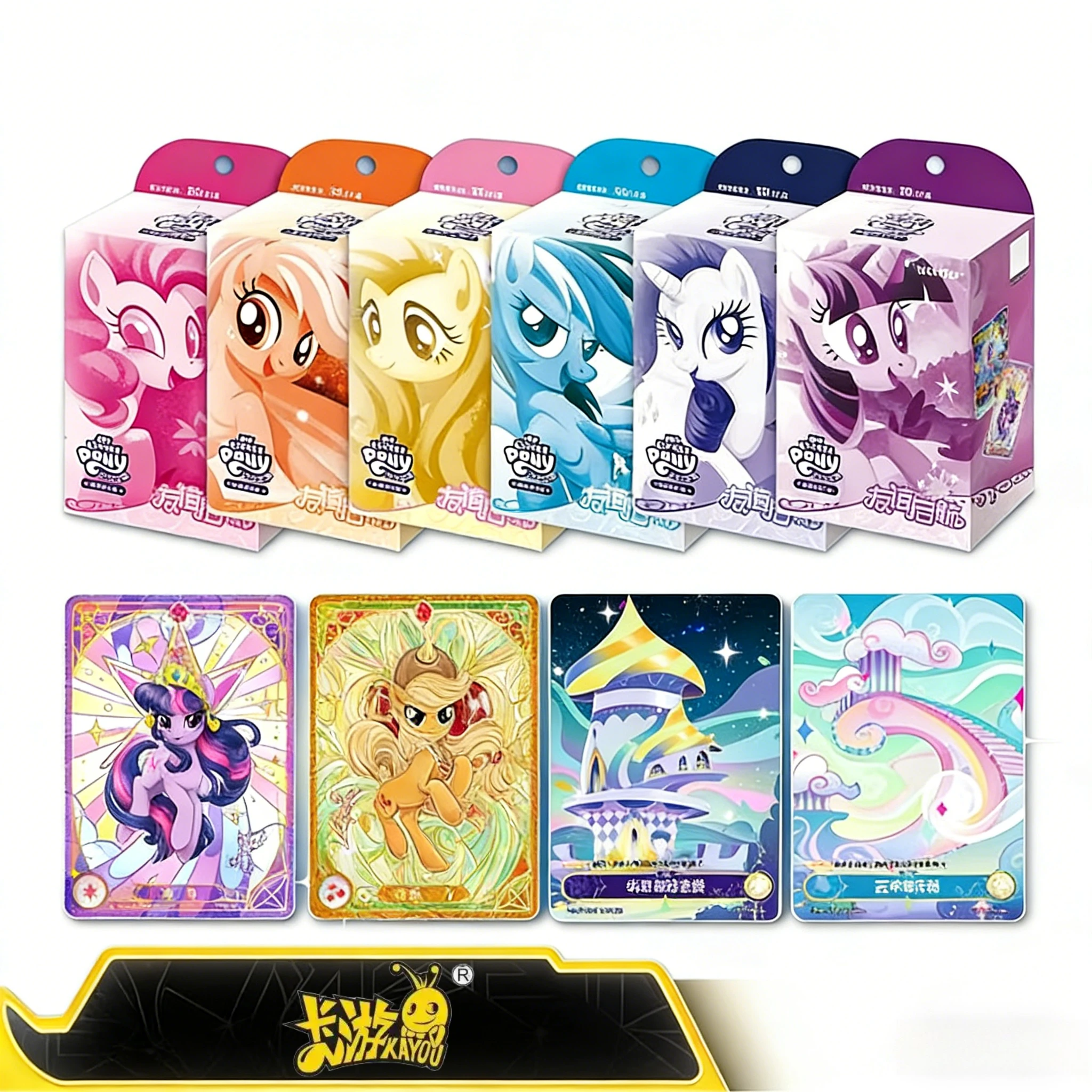 

Официальная коллекционная карточная игра K AYOU Limited My Little Pony TCG: Боевые карты с персонажами Рэйнбоу Дэш и Твайлайт Спаркл