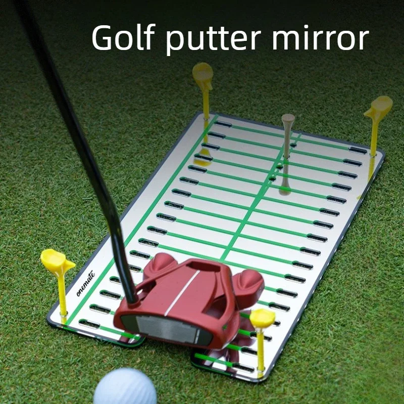 Professional Golf Putter Mirror Indoor Training Golf Expansion Board Acrylic Trajectory Practice Device Portable Sports Parts