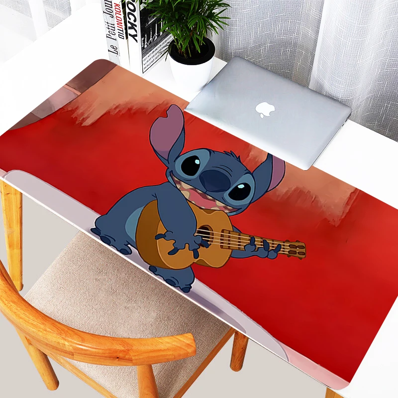 Kawaii Stitch Computer Mouse Pad Gaming Mousepad Abstract Large 900x400 MouseMat Gamer XXL Mause Carpet PC Desk Mat keyboard Pad