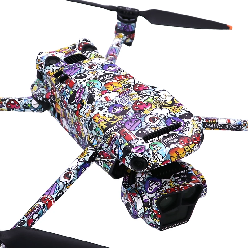 Drone Stickers For DJI Mavic 3 Pro Protective Film for DJI RC PRO Remote Control Colorful Decals Waterproof Cool Full Cover Skin