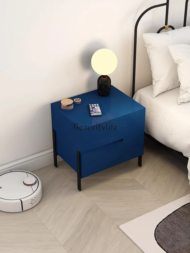 XX59High-End Atmospheric Bedside Table 40cm Wide All-Match Artistic Sense Ultra-Thin 35cm Wide