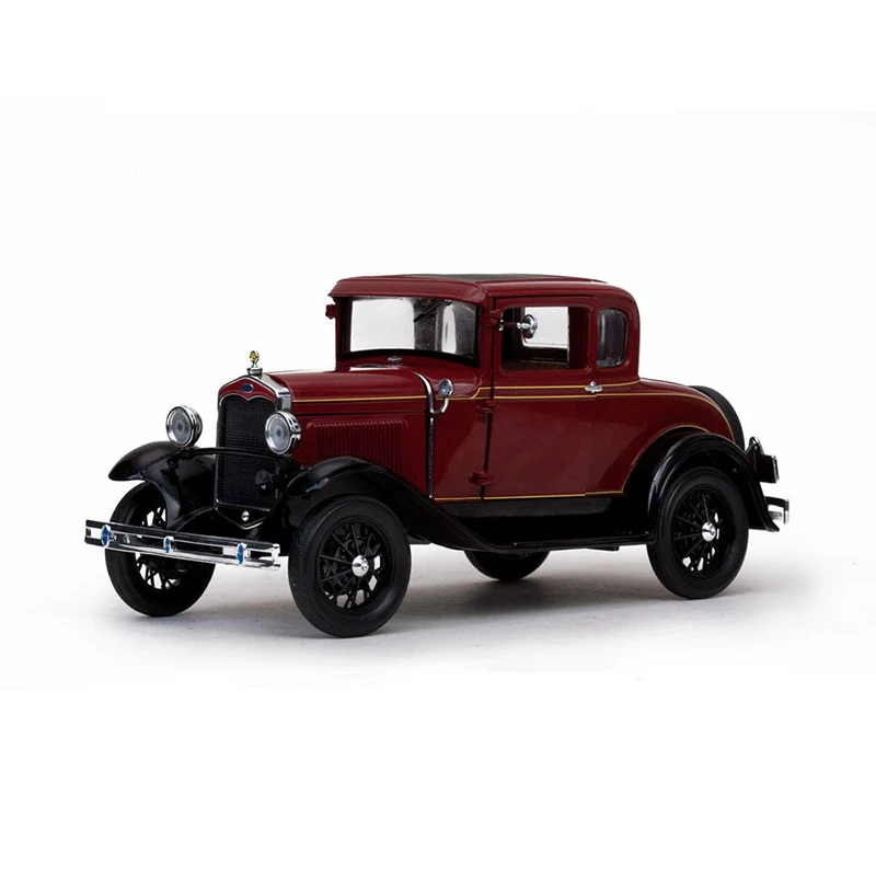 

Diecast Original 1:18 Scale 1931 Ford A Coupe Retro Classic Car Simulation Alloy Car Model Static Display Collectible Gift Toy