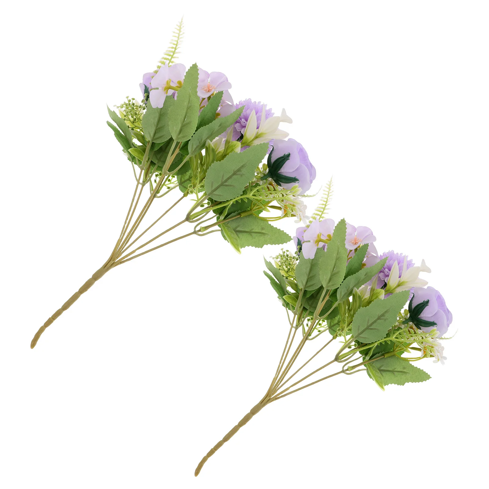 

2Pcs Lifelike Artificial Roses Bouquet for Home Wedding Event Decor No Maintenance Artificial Rose Bouquet Fake Flower Bouquets