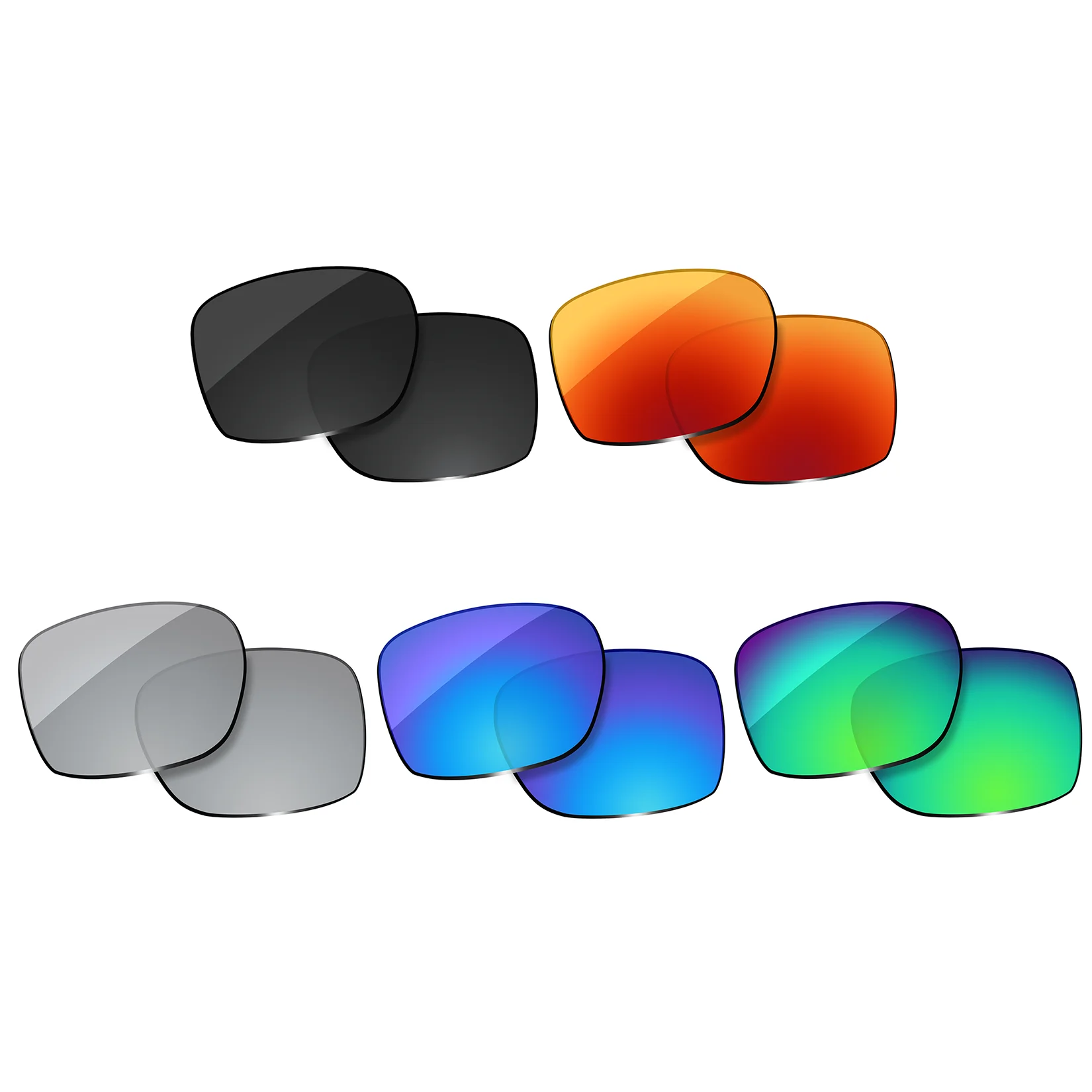 عدسات OOWLIT المستقطبة البديلة لنظارات Oakley Exchange Sun OO9483 56mm الشمسية #2