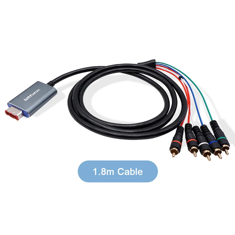 

5RCA YPbPr цифровой AV-выход, высококачественный компонентный кабель изображения для Nintendo GameCube NGC