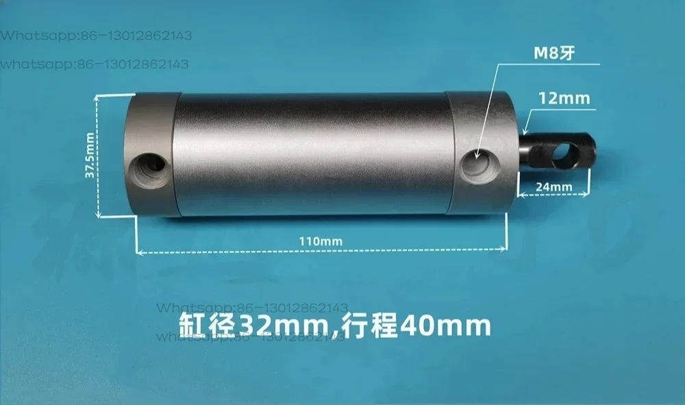 

20X75 120 200 25X650 750 Robot accessories Up and down buffer cylinder pneumatic components