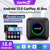 Carlinkit Android 13 Carplay Smart Tv Box Wireless Android Auto Car Play Support Netflix Youtube SM6225 8 Core 128GB 64Gb LTE