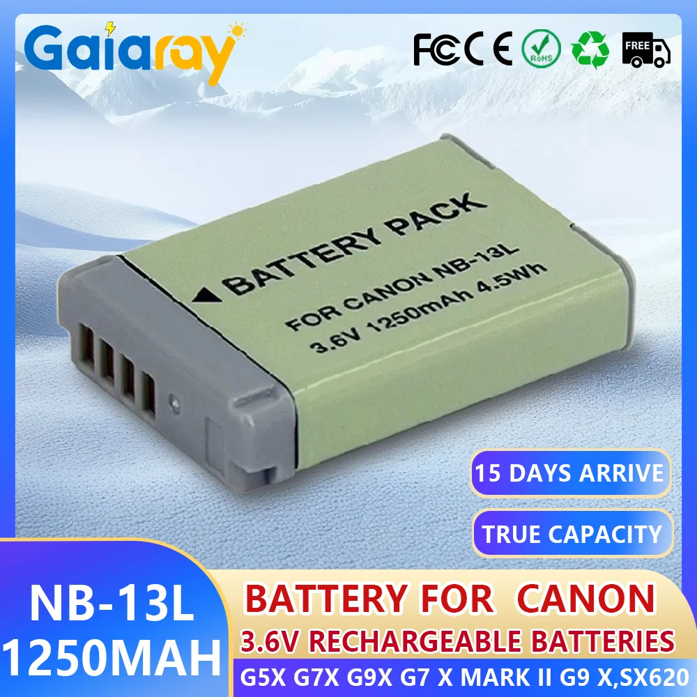1250Mah Rechargeabl…