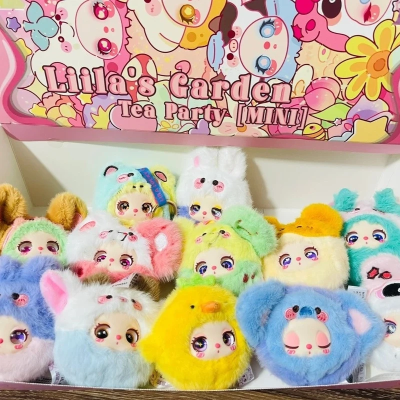 

Baby Three Liila Garden Tea Party Mini Series Mysterious Plush Vinyl Blind Box Cute Backpack Pendant Keychain Girl Gift