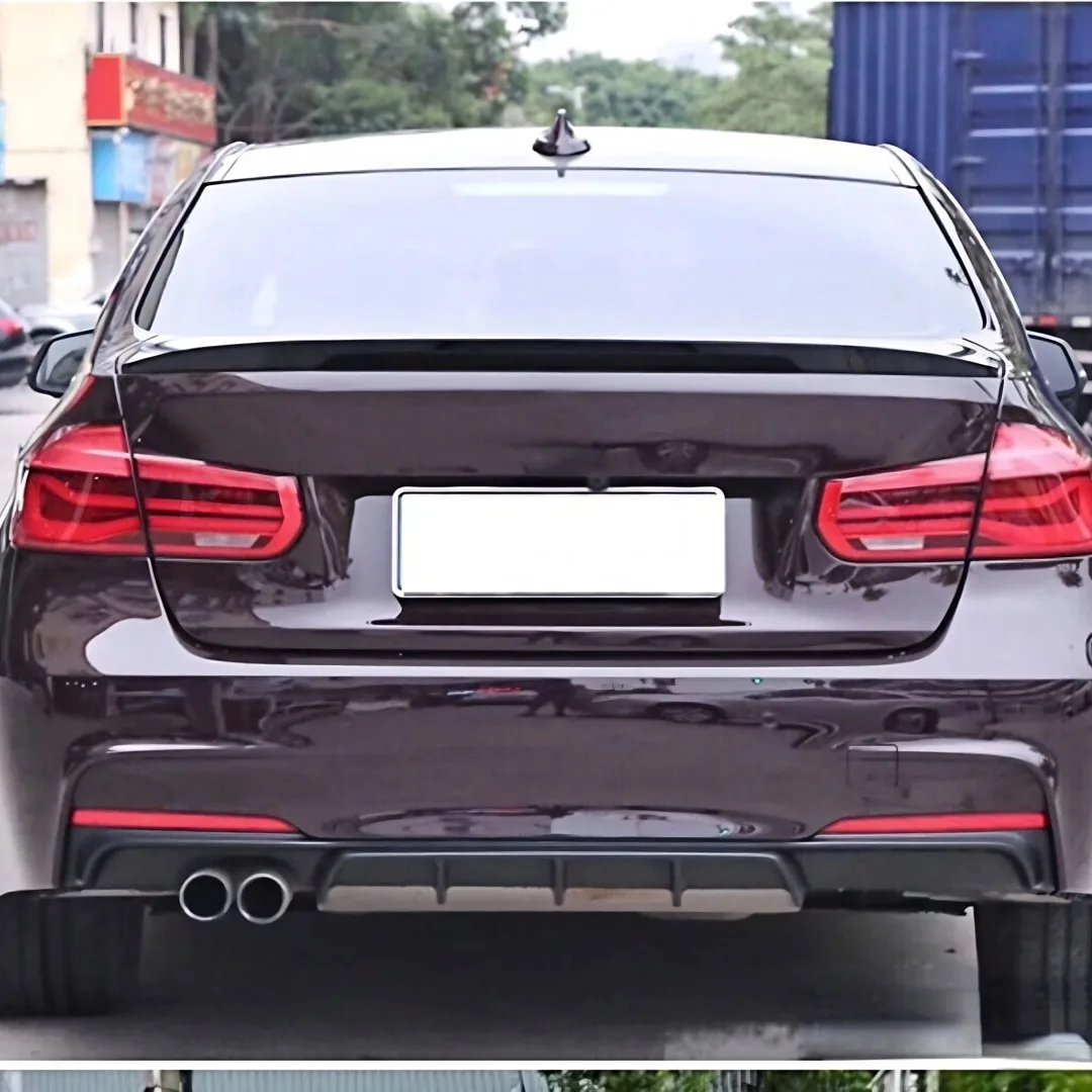 Rear Bumper Lip Diffuser Air Dam Tuning Accessories Body Kit For BMW 3 Series F30 F31 F35 3 Series 320i 335i M Sport 2012-2018 view 4