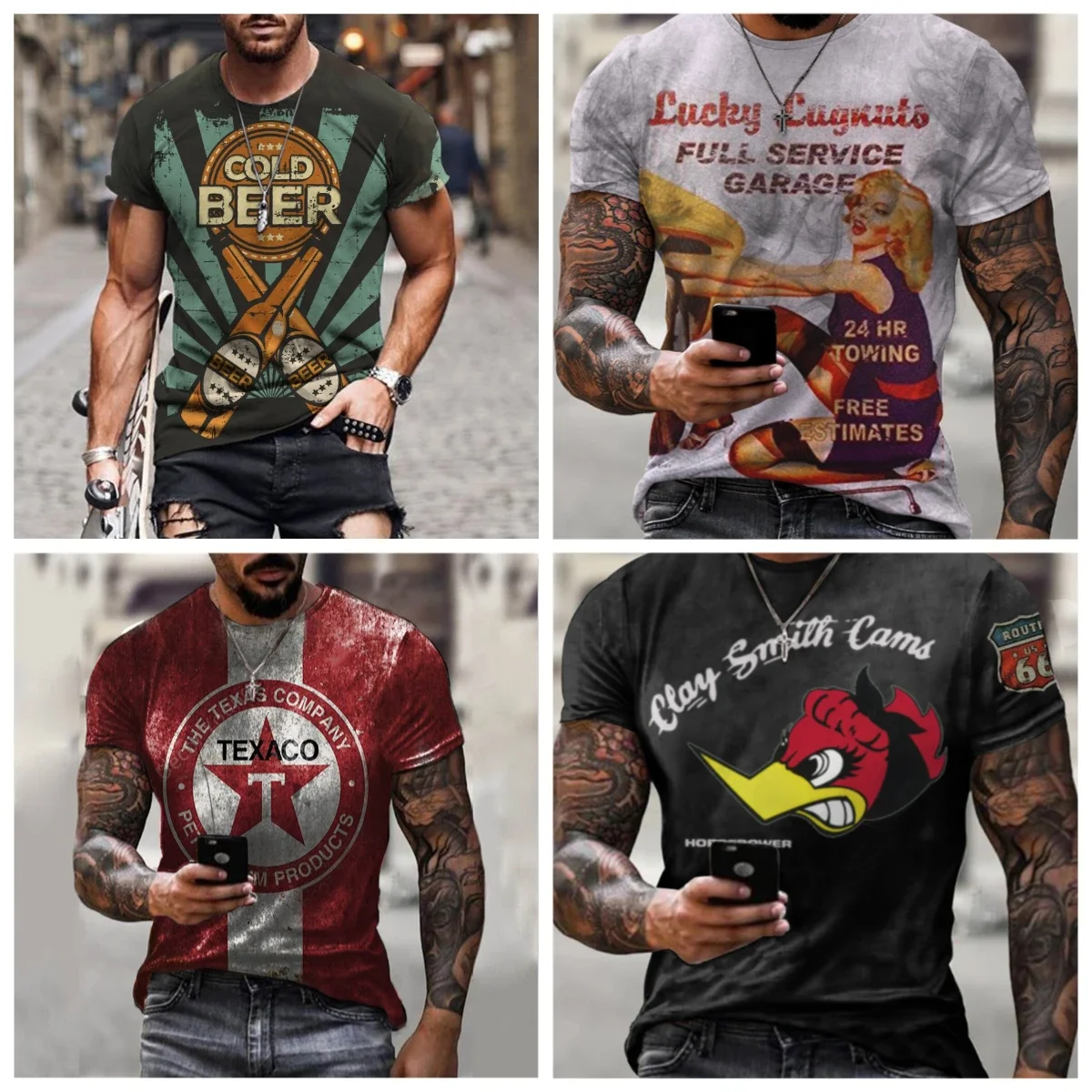 

Лето 2024, мужские быстросохнущие футболки в стиле ретро Road 66, гоночные мотоциклы Dominate, удобные модные трендовые свободные повседневные футболки Y2K