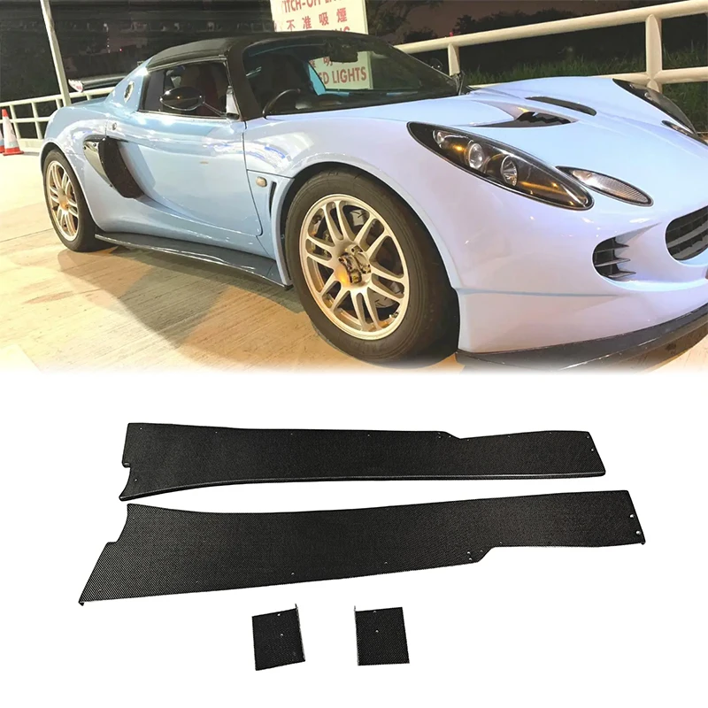 For Lotus S2 , Aero Spoilers, 2003-2018 Exige Carbon Fiber Upgrades Modified Side Skirts Genuine