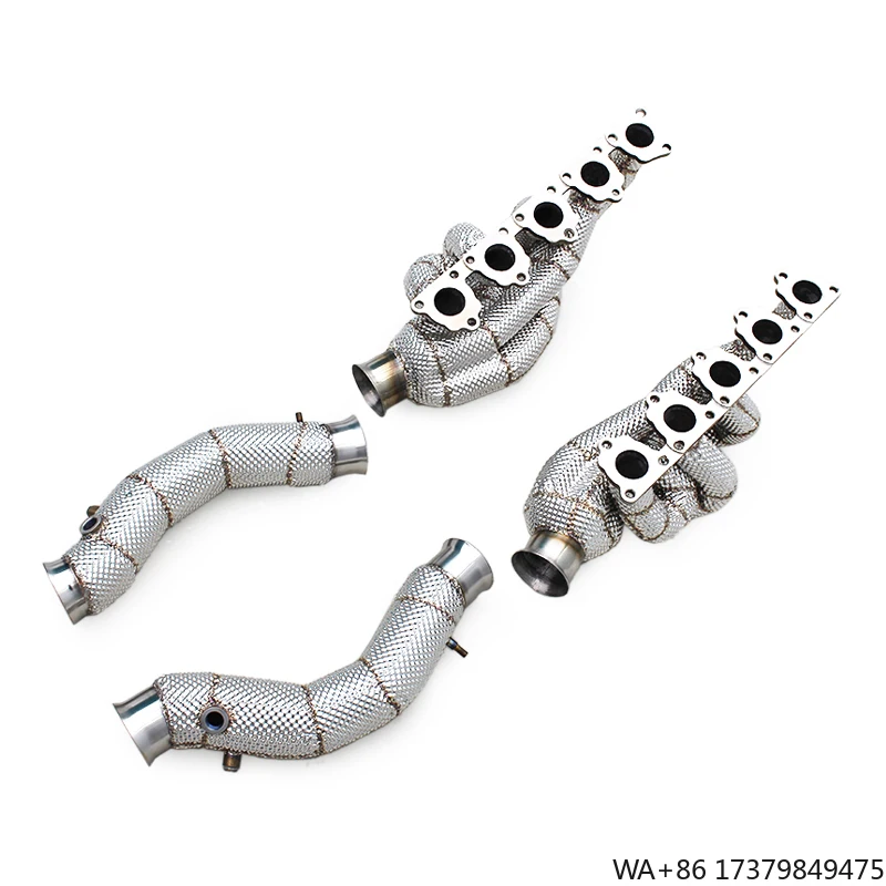 

Custom Exhaust Header Manifold Downpipe for Lamborghini Gallardo 5.0L 2004-2007 Free Flow Stainless Steel Exhaust System